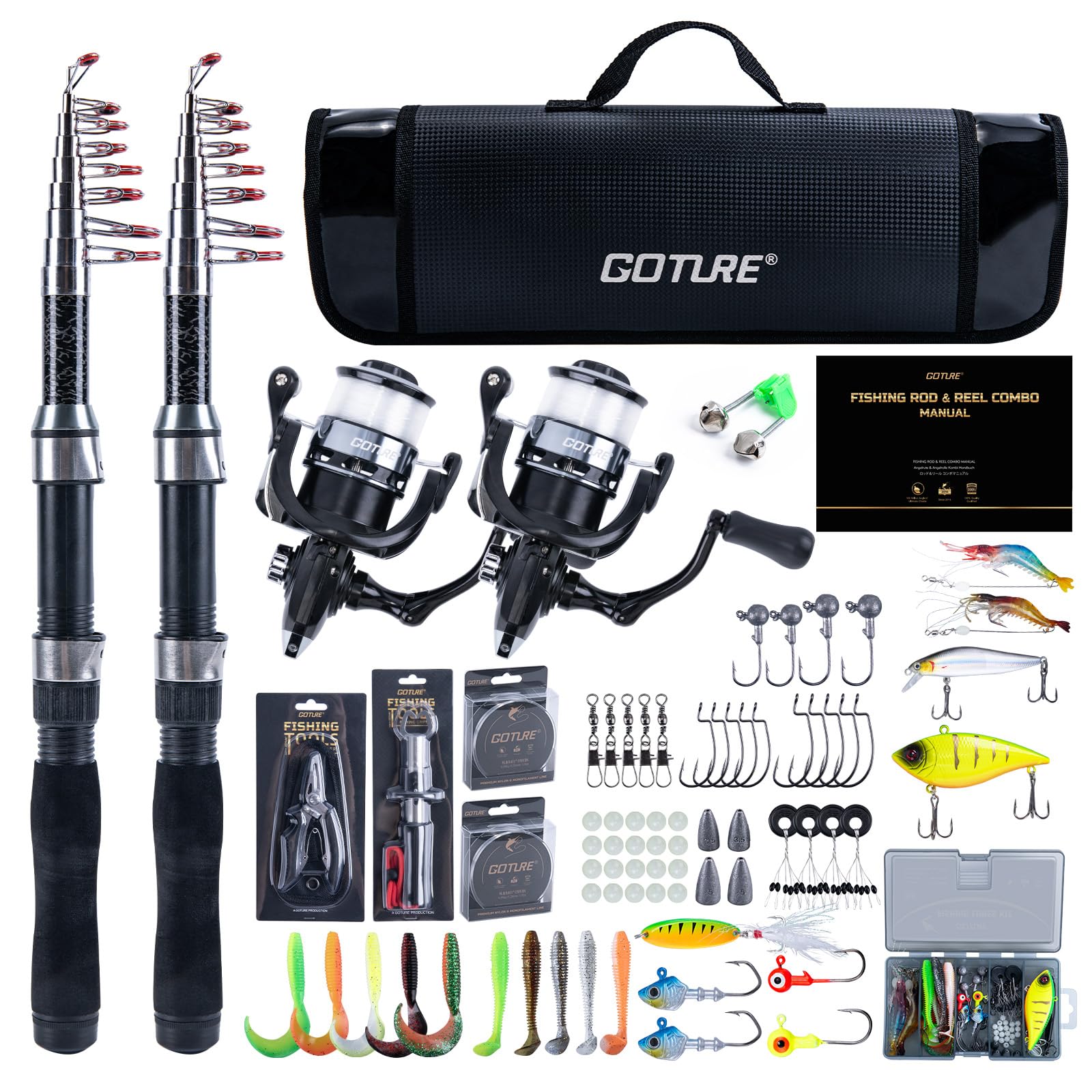 Goture – Combo canne à pêche t - Fishing Rod Combo avis et prix
